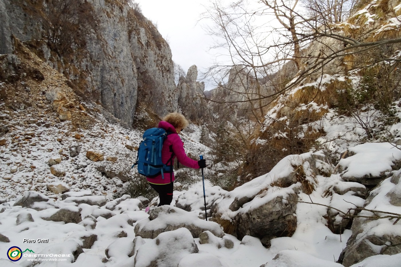 18 Un po' di neve nel 'Labirinto'.JPG